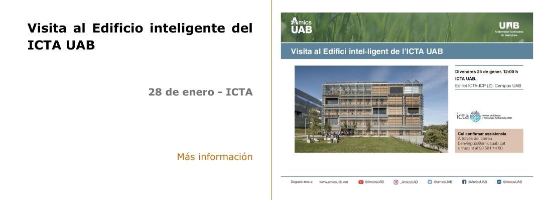 Visita a l'Edifici intel·ligent de l'ICTA UAB