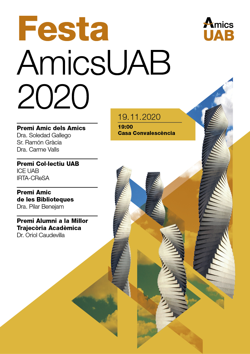 cartell festa AmicsUAB 2020